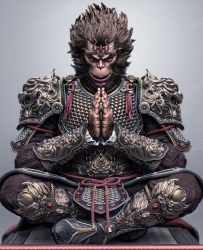 Monkey King STL - 3D печать